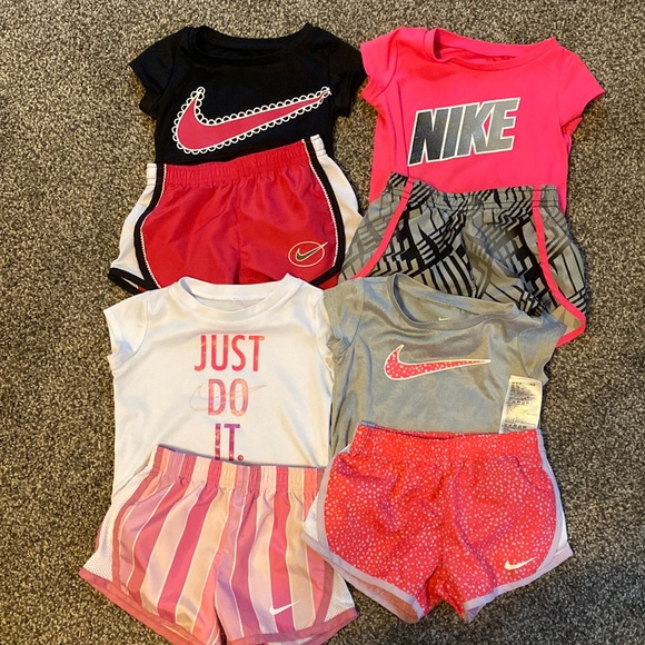 Nike Other - 4/35 Toddler Girls Nike Short Sets 18 months